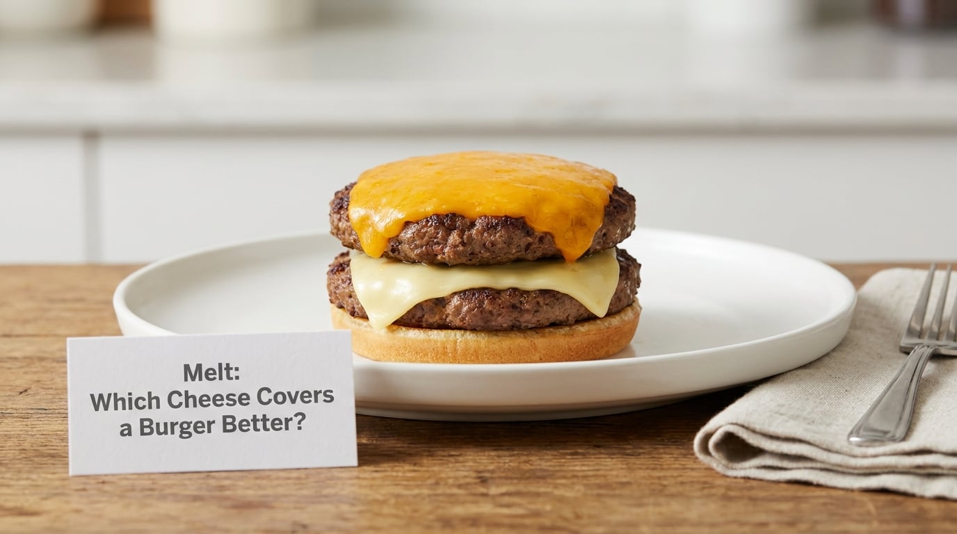 Melt: Which Cheese Covers a Burger Better?