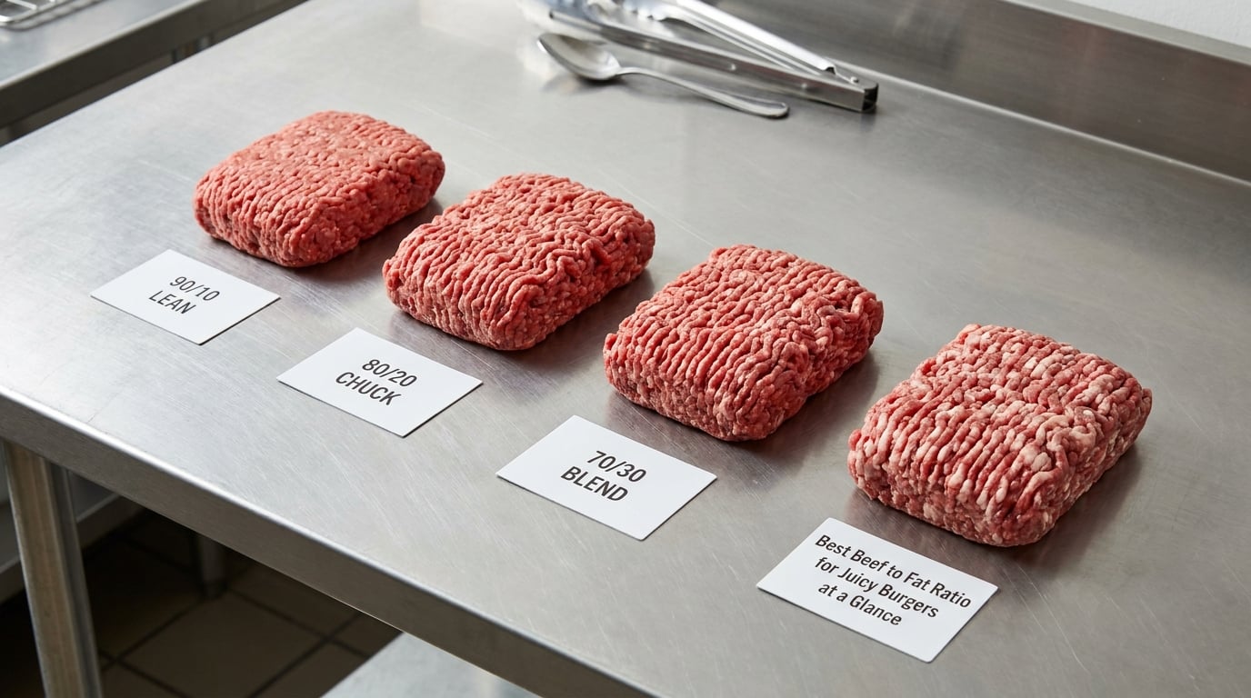 Best Beef to Fat Ratio for Juicy Burgers at a Glance