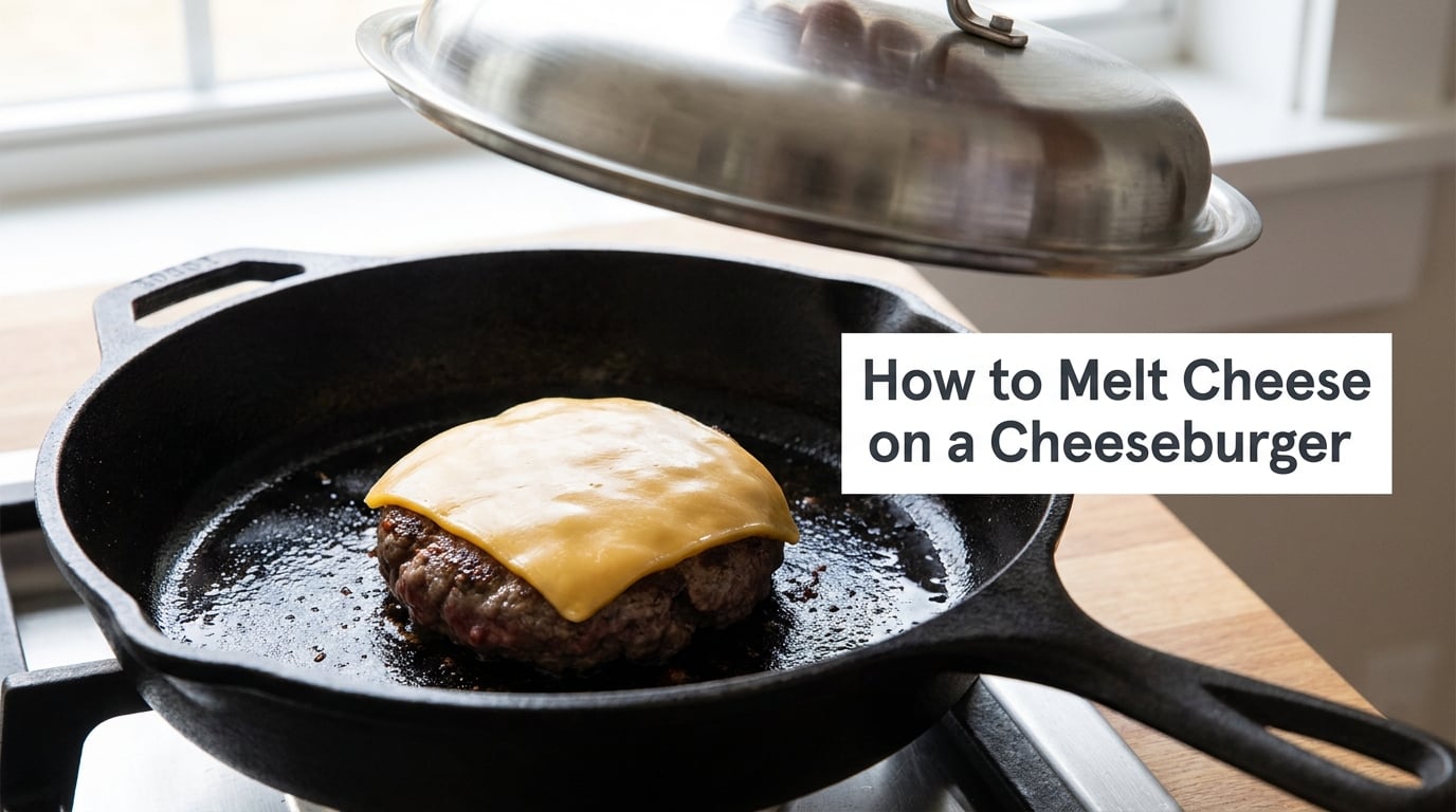 How to Melt Cheese on a Cheeseburger