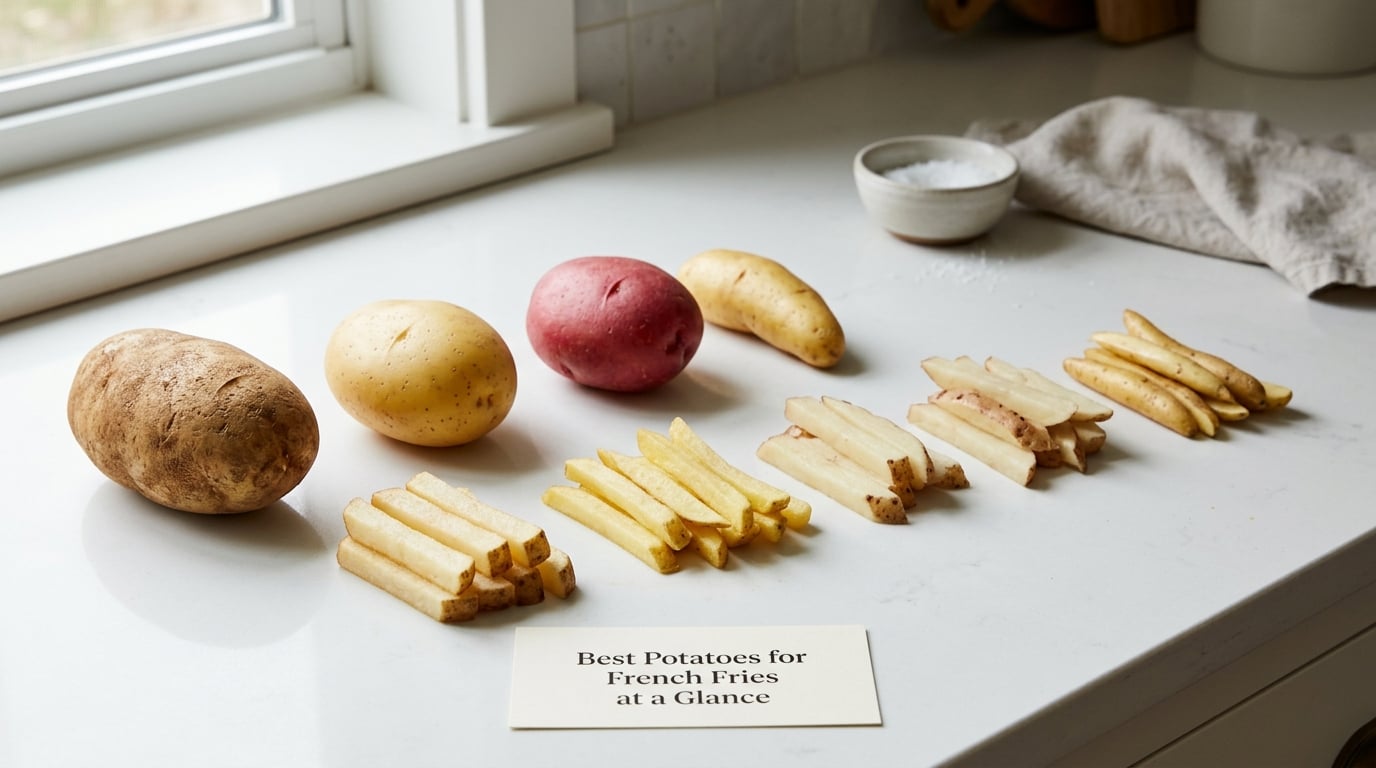 Best Potatoes for French Fries at a Glance