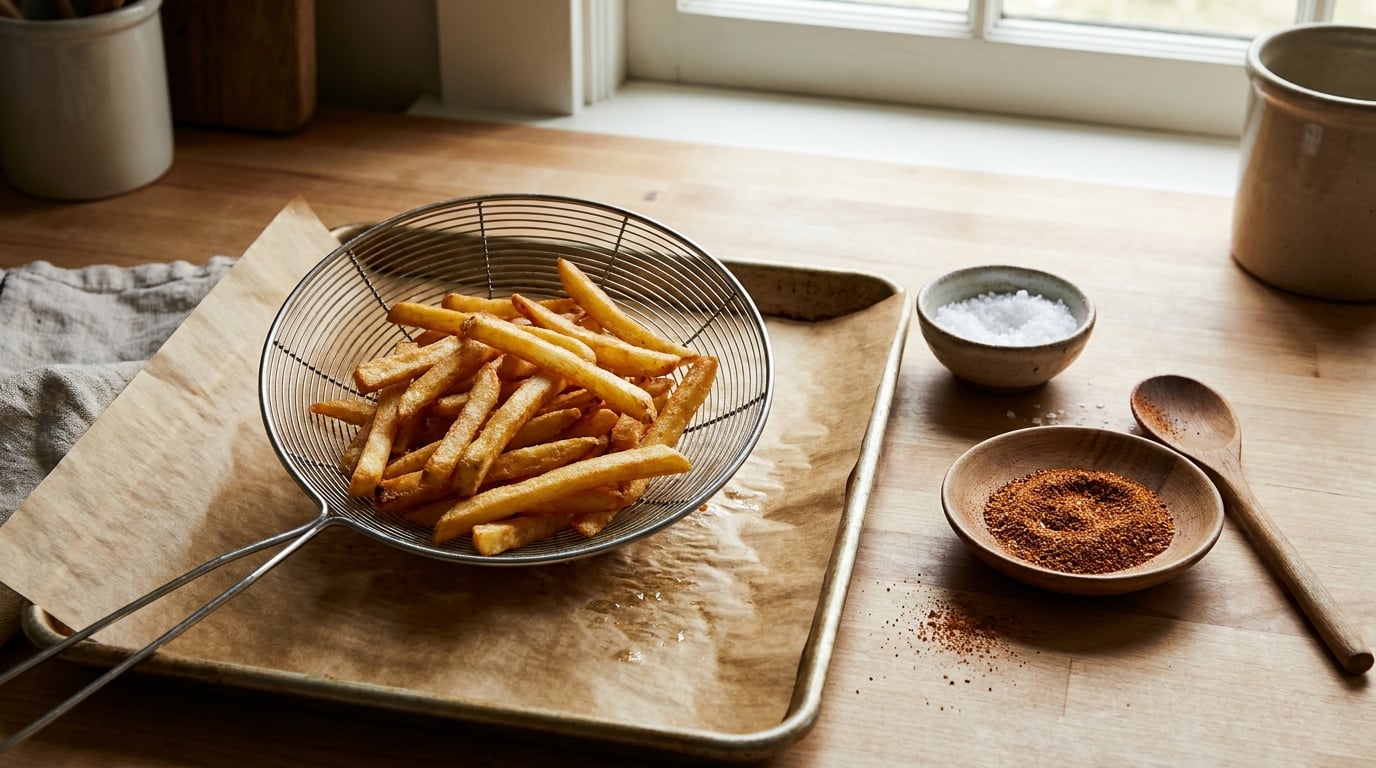 how to season fries like a restaurant