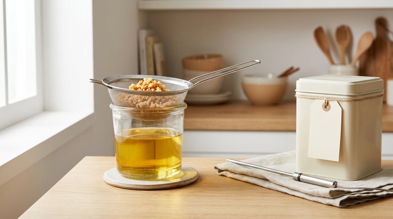 how to reuse frying oil safely