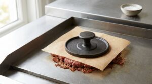 why parchment paper helps when smashing burgers
