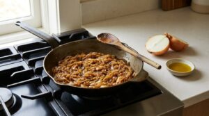 how to caramelize onions for burgers
