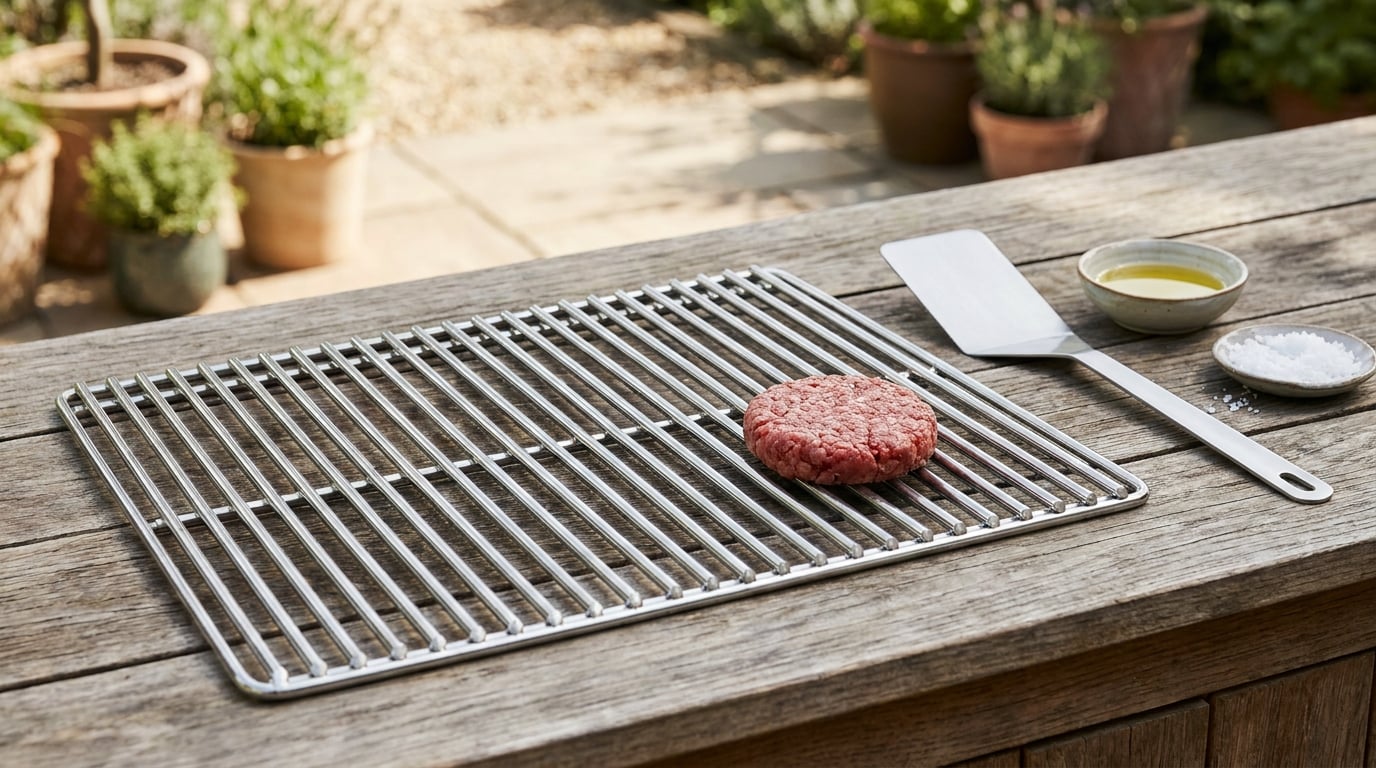 how to stop burgers from sticking to the grill