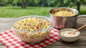 how to make macaroni salad for a cookout