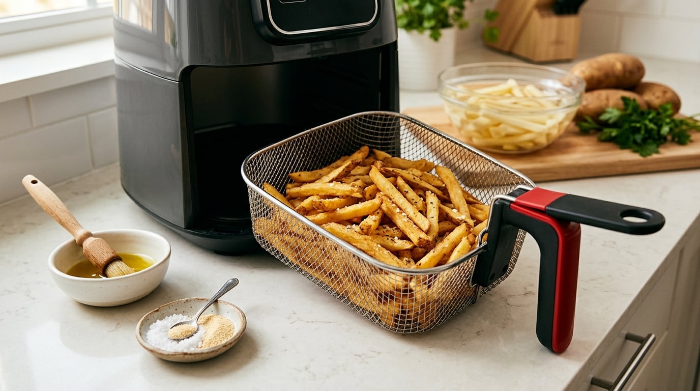 how to make fries in an air fryer crispy