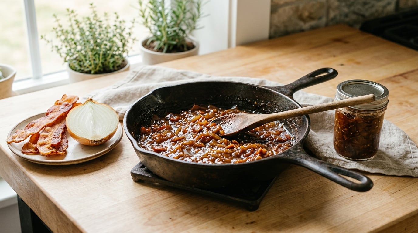 how to make bacon jam for burgers