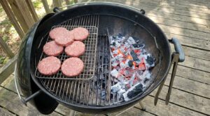 how to set up two zone heat on a grill