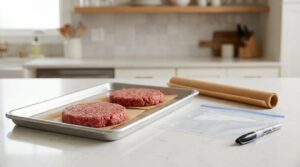 how to freeze burger patties without freezer burn