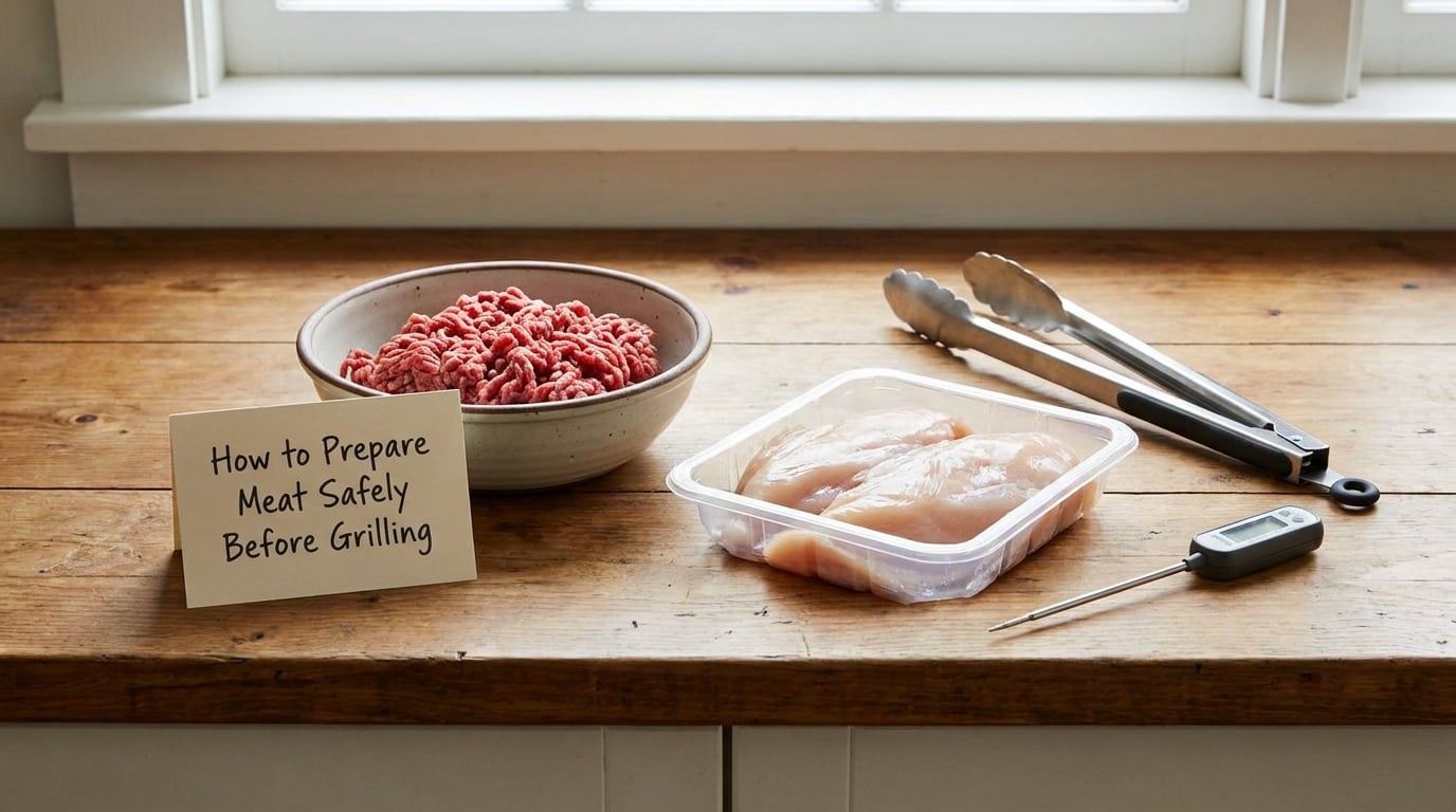 How to Prepare Meat Safely Before Grilling