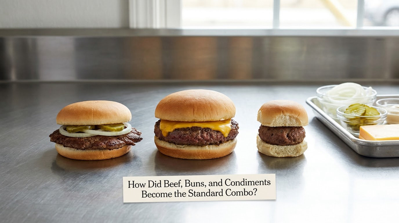 How Did Beef, Buns, and Condiments Become the Standard Combo?