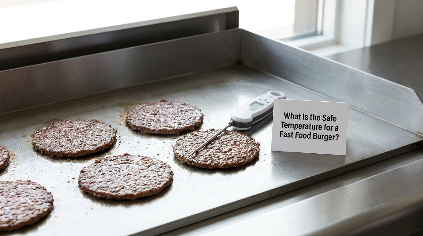 What Is the Safe Temperature for a Fast Food Burger?