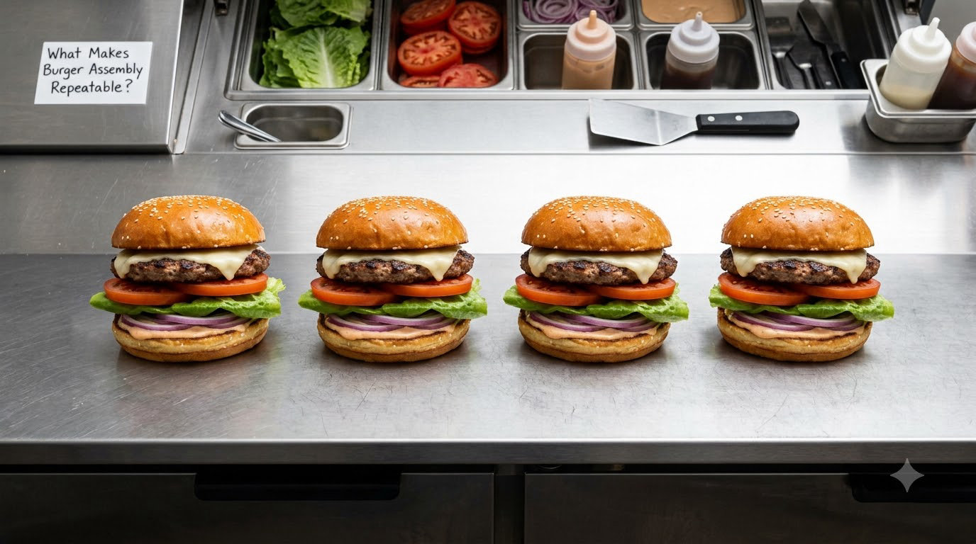 What Makes Burger Assembly Repeatable?
