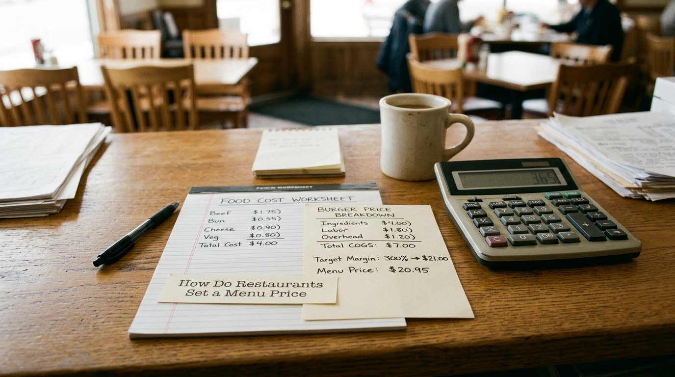 How Do Restaurants Set a Menu Price