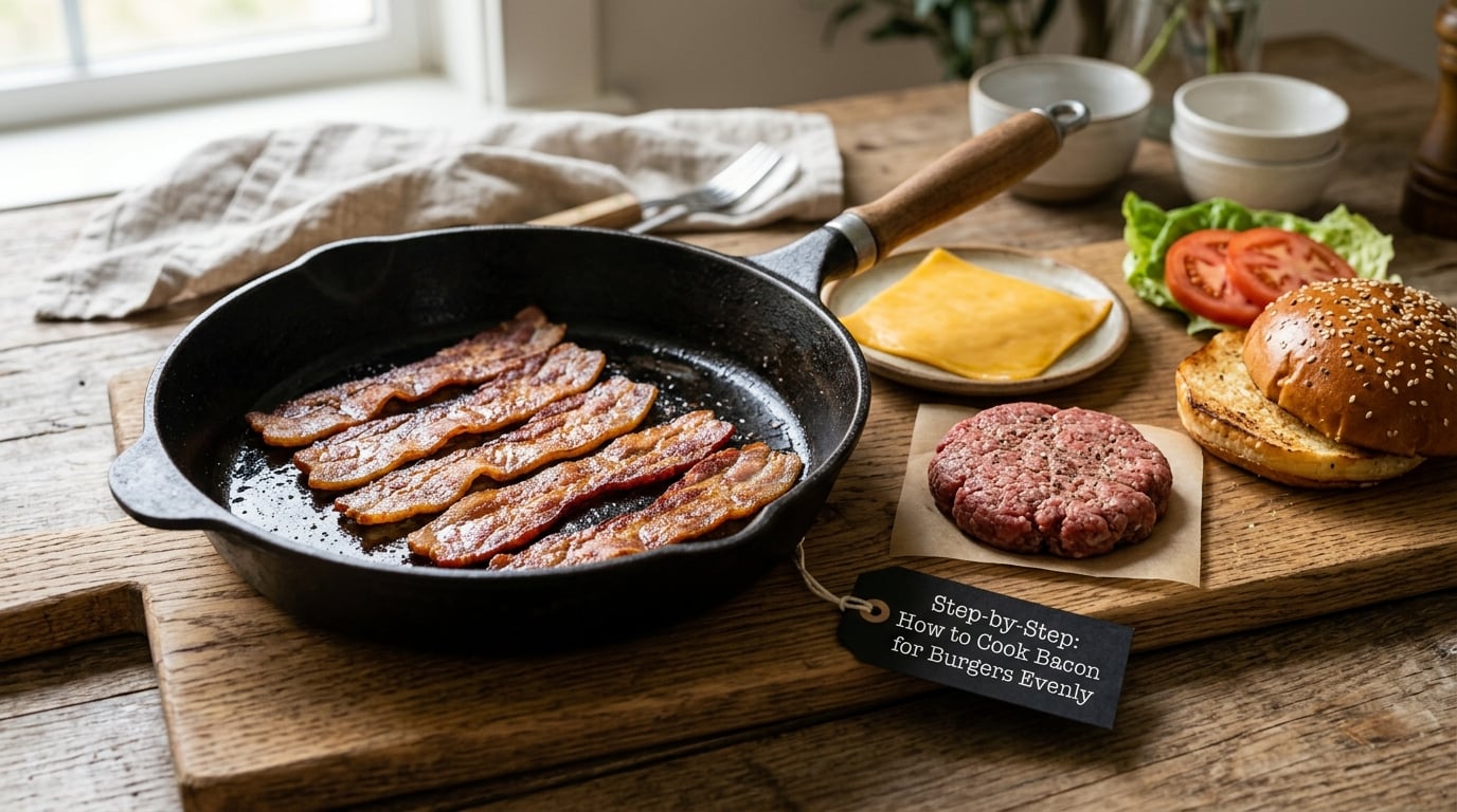 Step-by-Step: How to Cook Bacon for Burgers Evenly