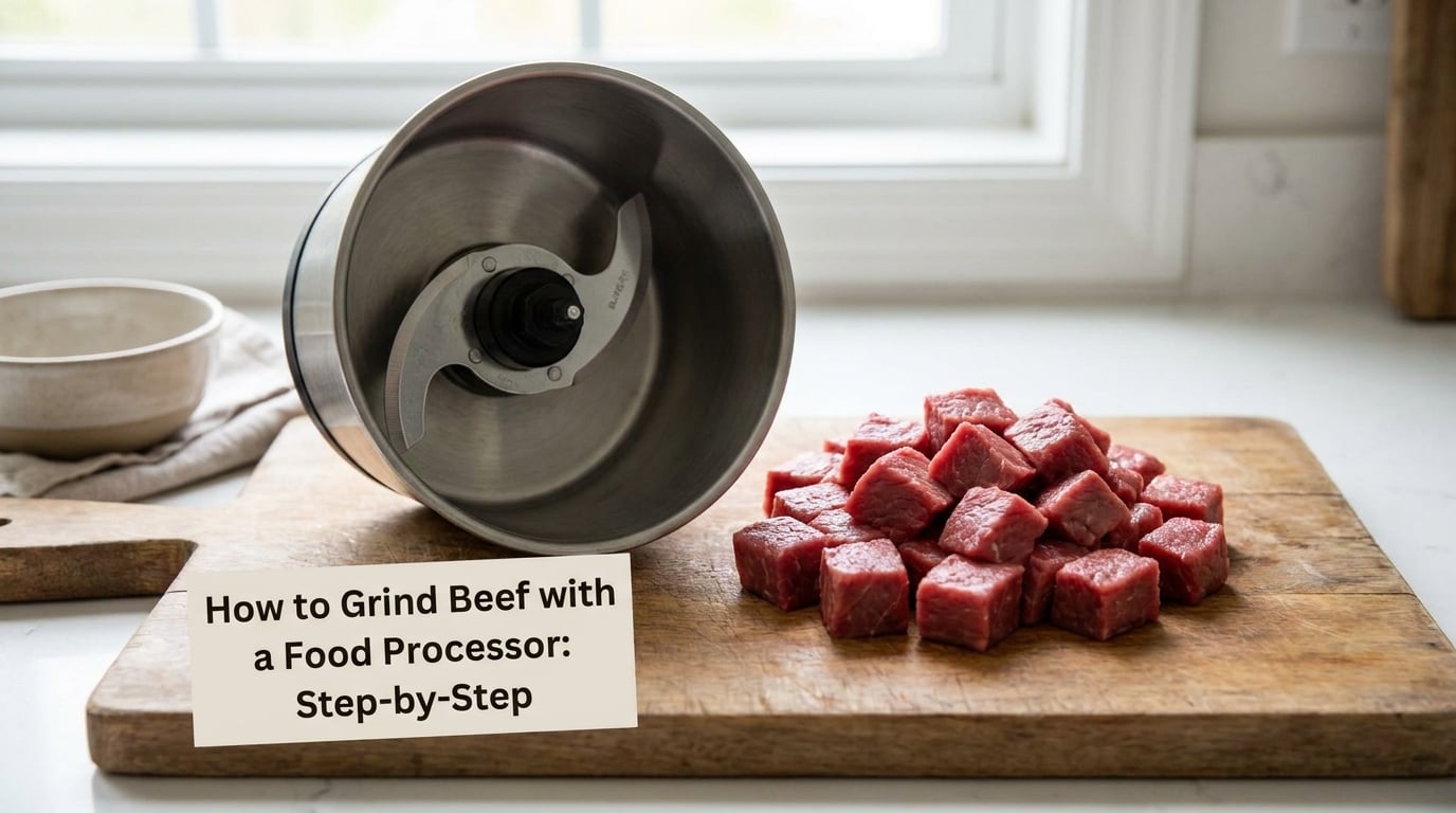 How to Grind Beef with a Food Processor: Step-by-Step