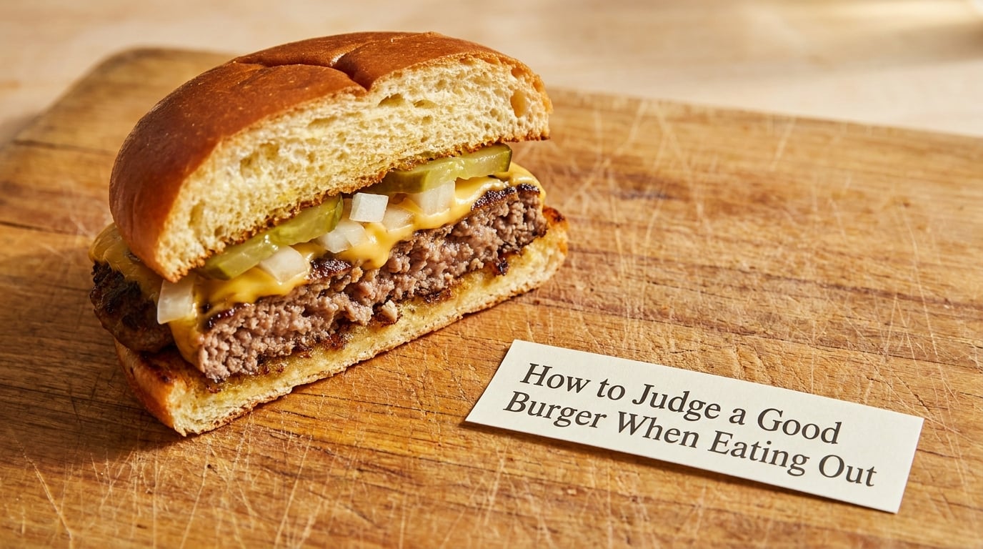 How to Judge a Good Burger When Eating Out