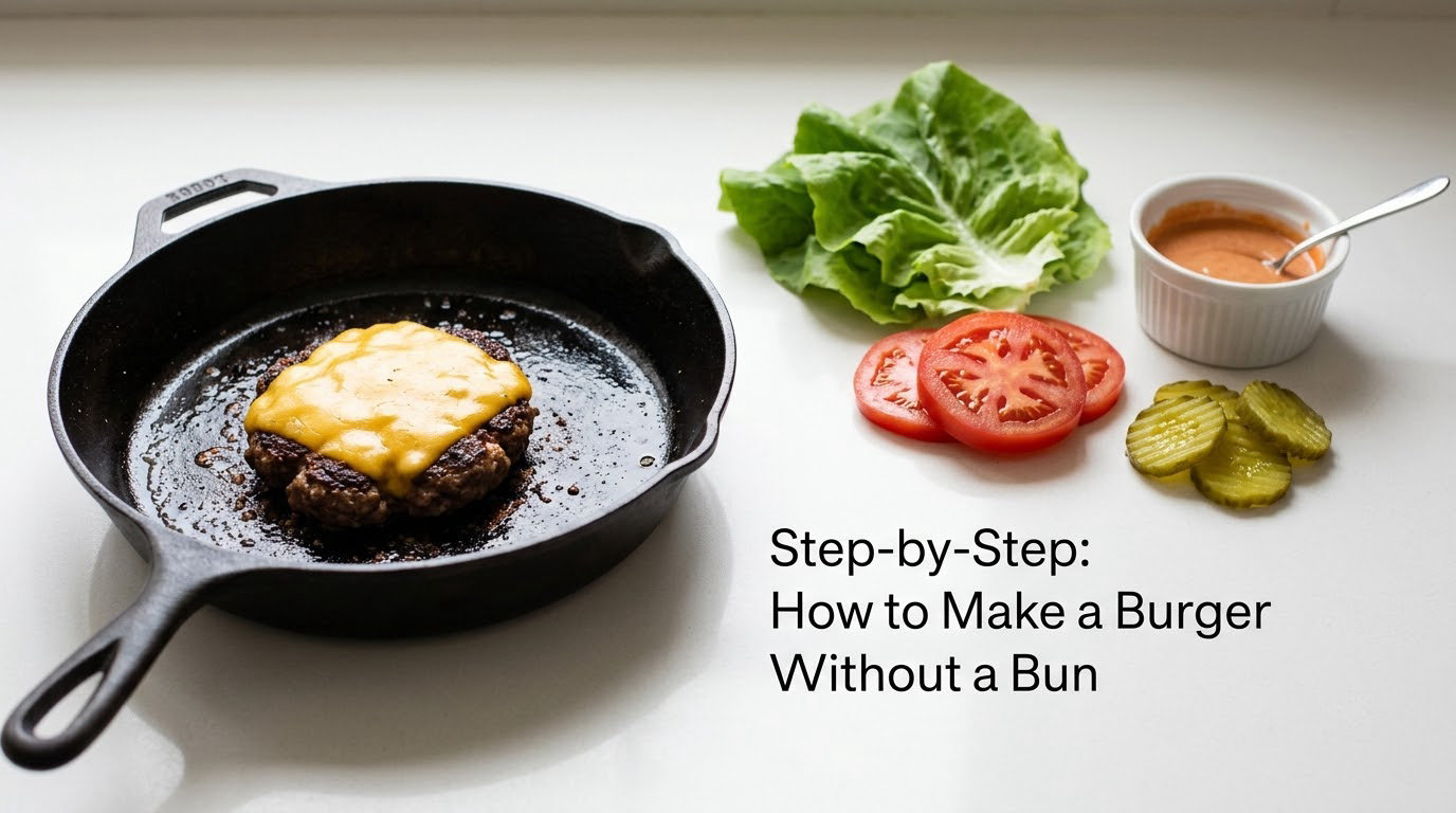 Step-by-Step: How to Make a Burger Without a Bun