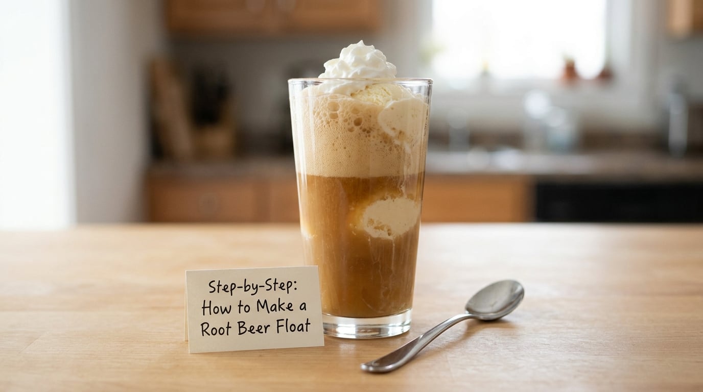 Step-by-Step: How to Make a Root Beer Float