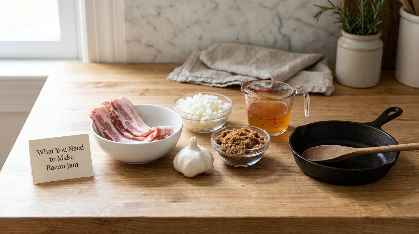 What You Need to Make Bacon Jam