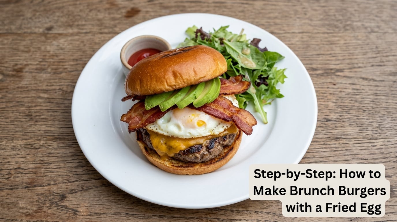 Step-by-Step: How to Make Brunch Burgers with a Fried Egg