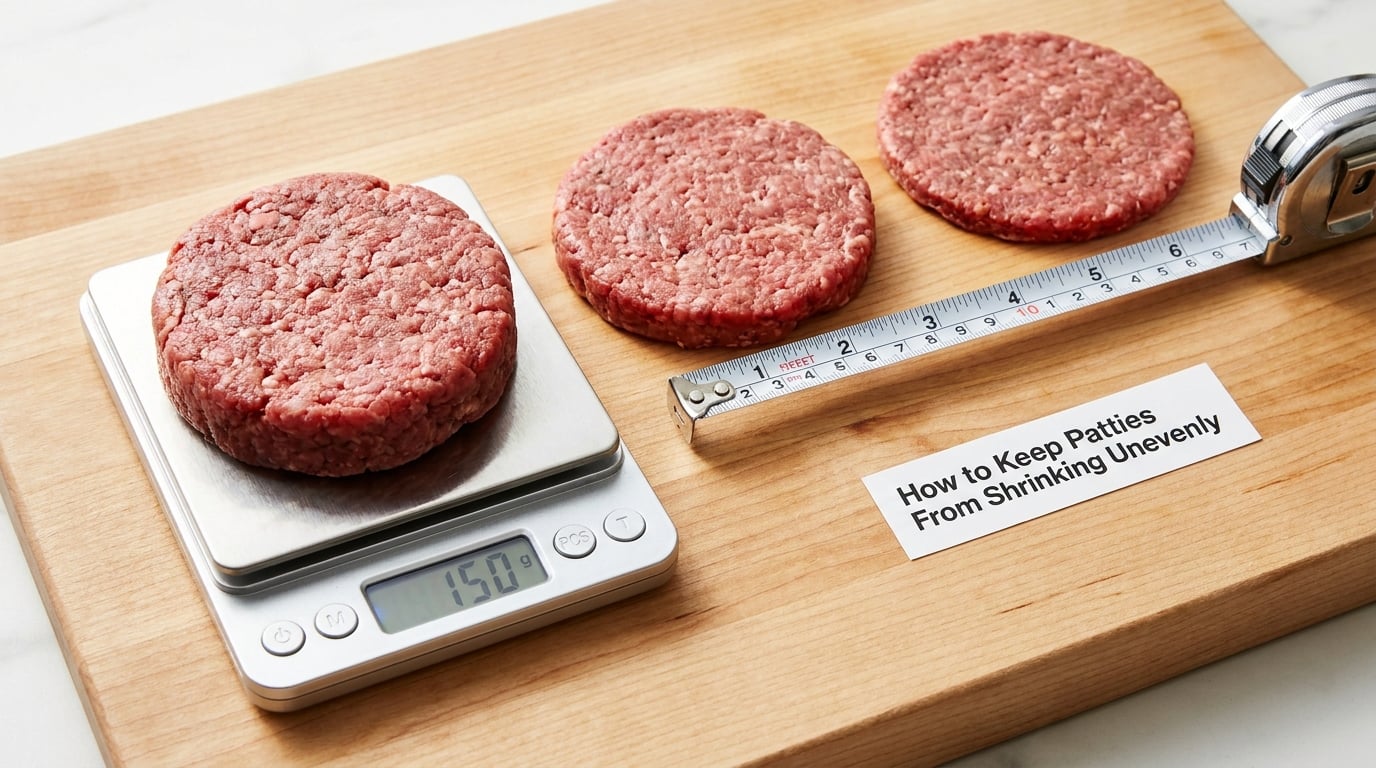 How to Keep Patties From Shrinking Unevenly