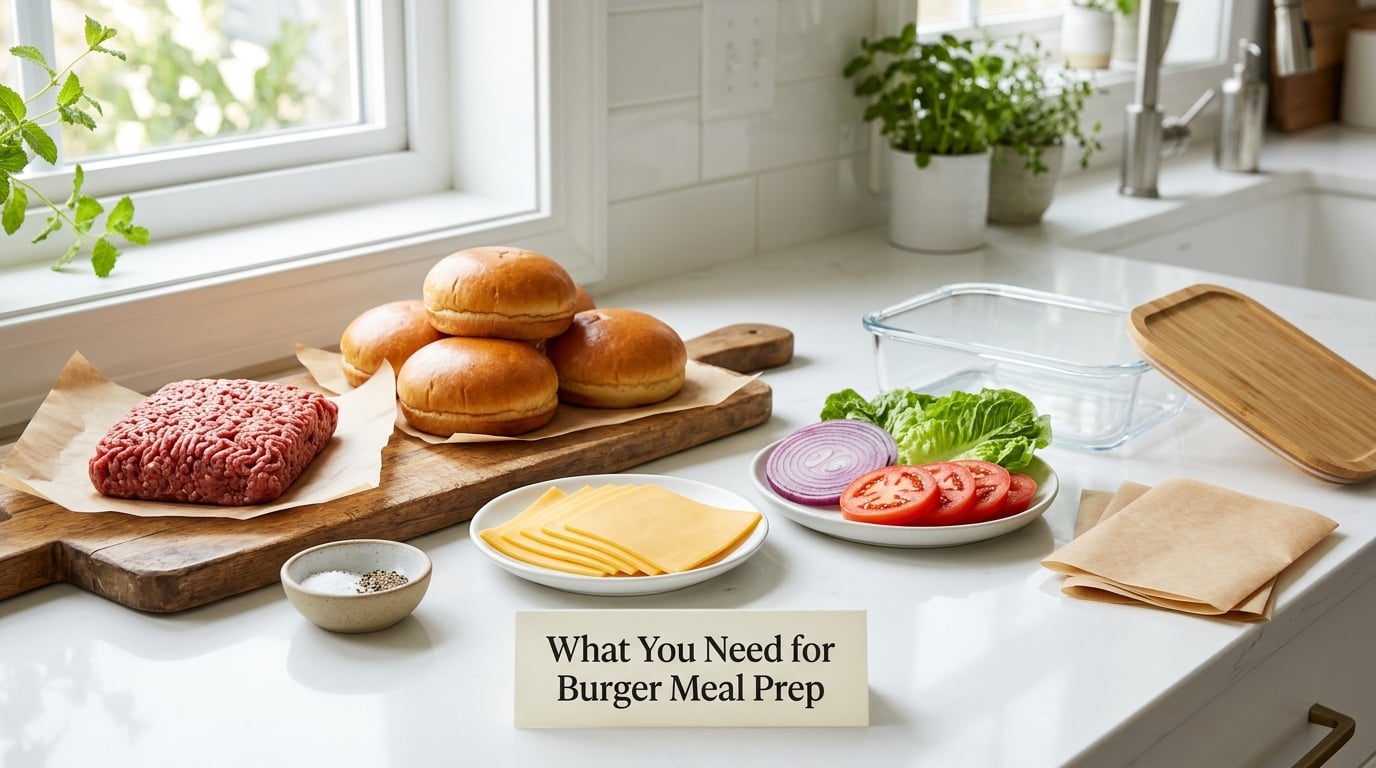 What You Need for Burger Meal Prep