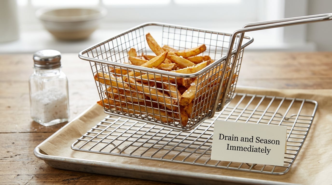 Drain and Season Immediately