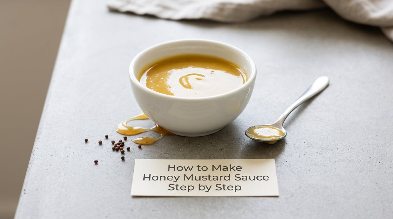How to Make Honey Mustard Sauce Step by Step