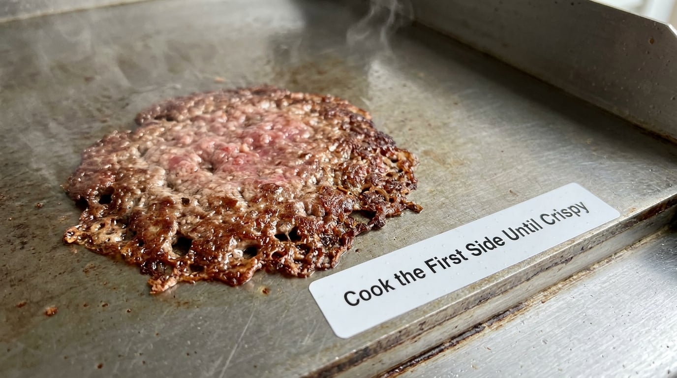 Cook the First Side Until Crispy