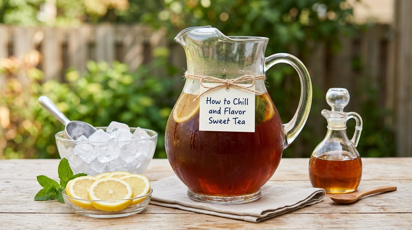 How to Chill and Flavor Sweet Tea