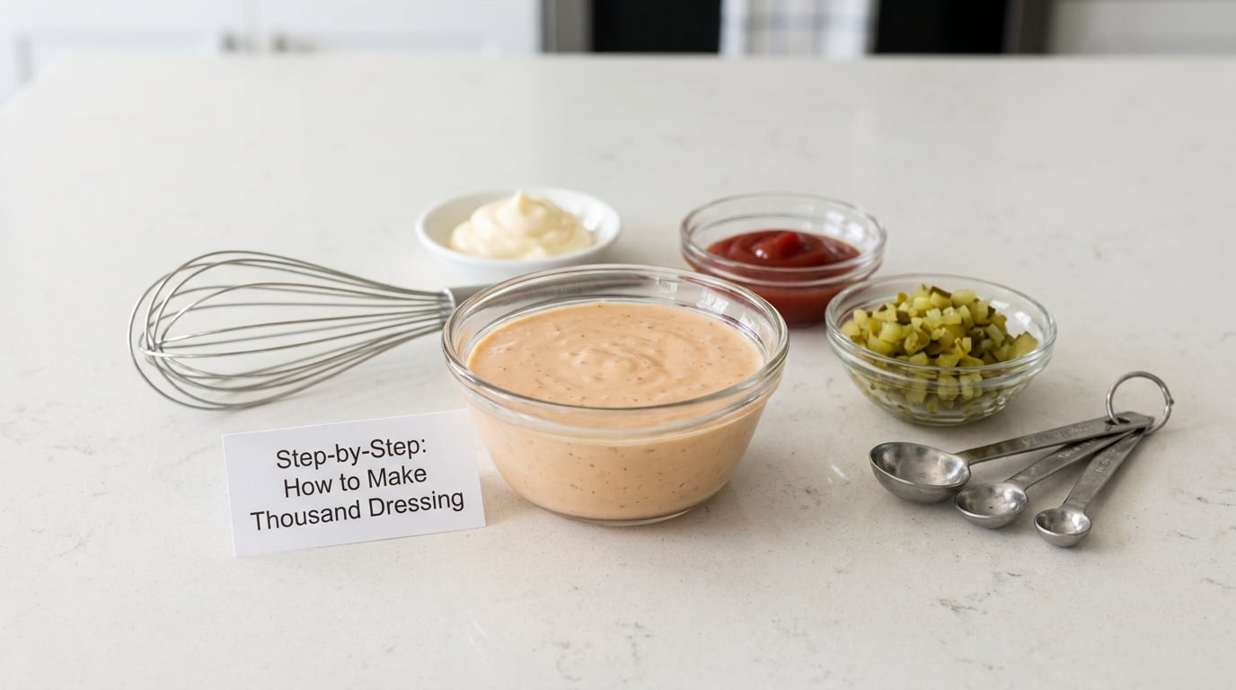 Step-by-Step: How to Make Thousand Island Dressing