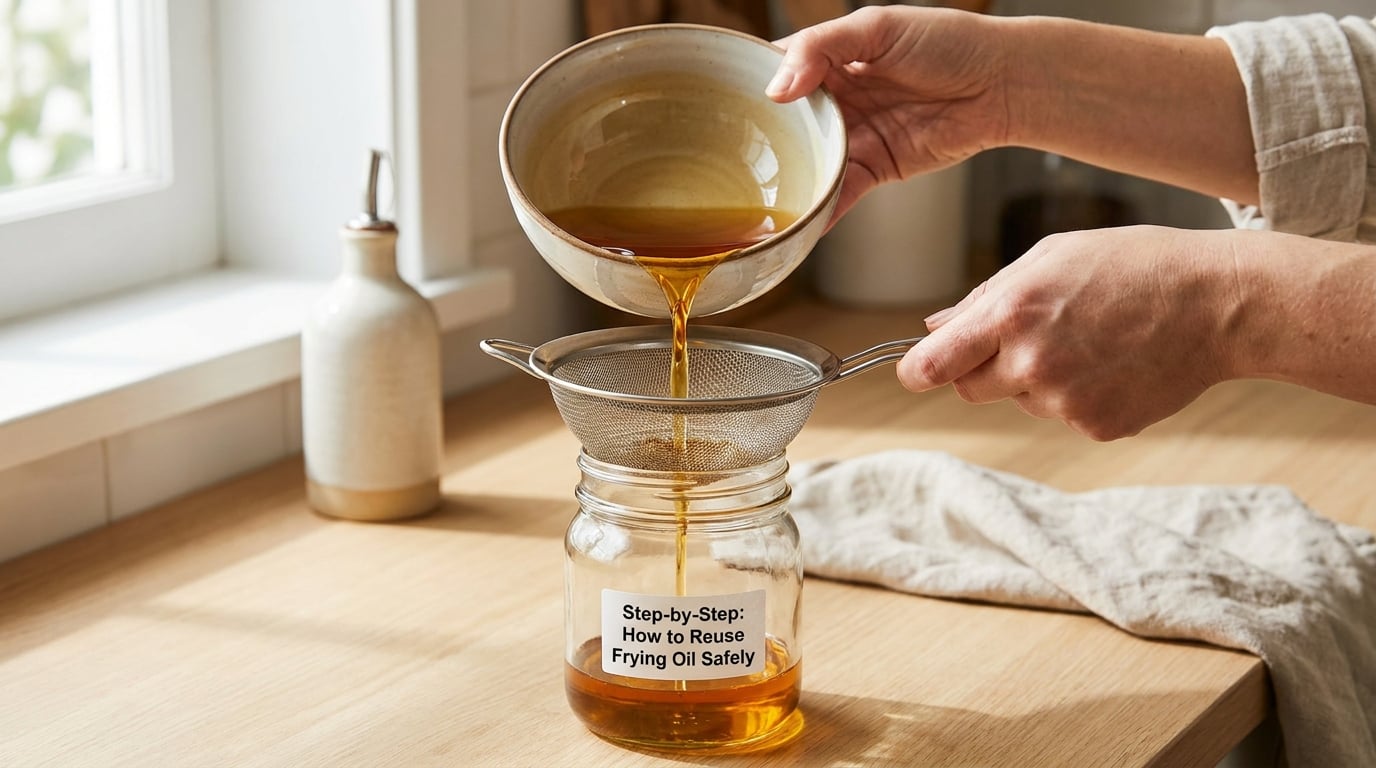 Step-by-Step: How to Reuse Frying Oil Safely