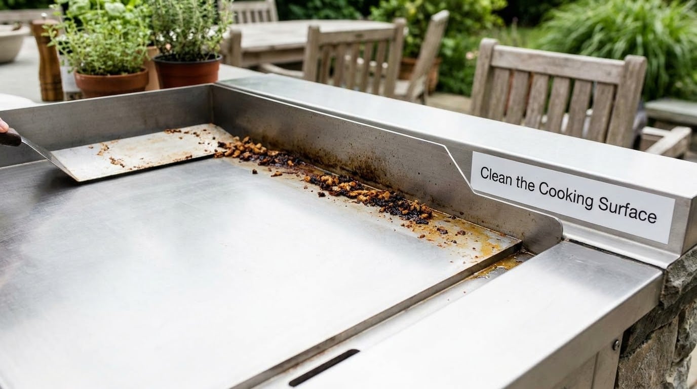 Clean the Cooking Surface