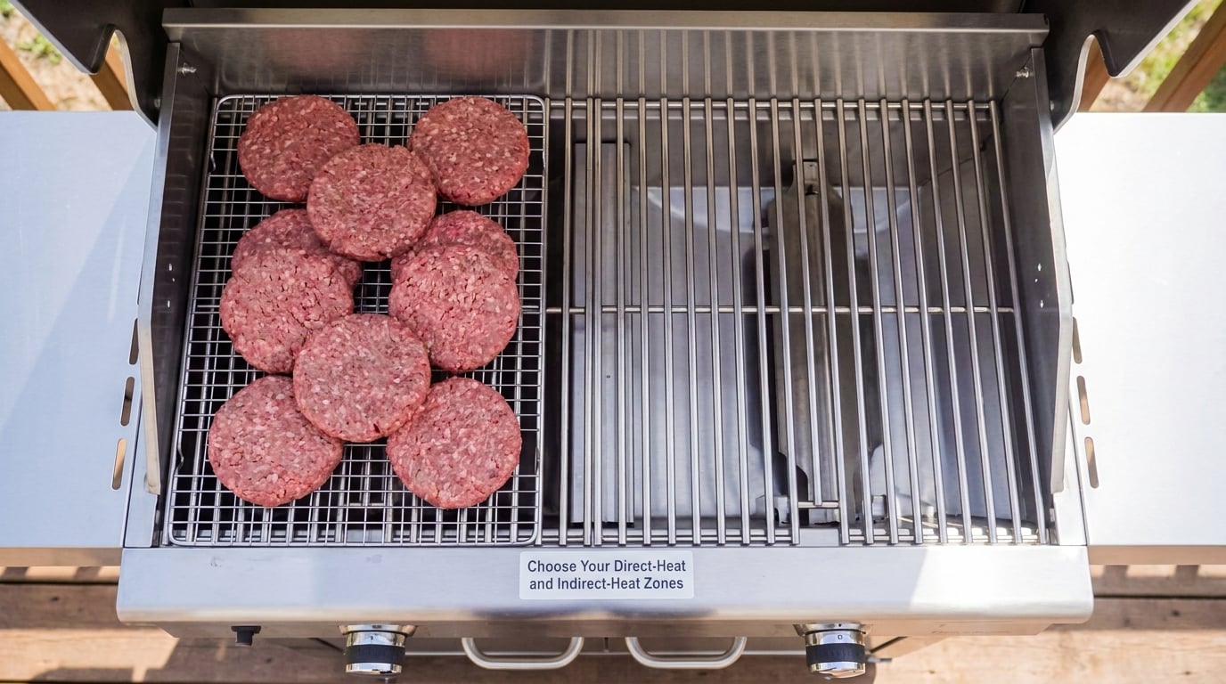 Choose Your Direct-Heat and Indirect-Heat Zones