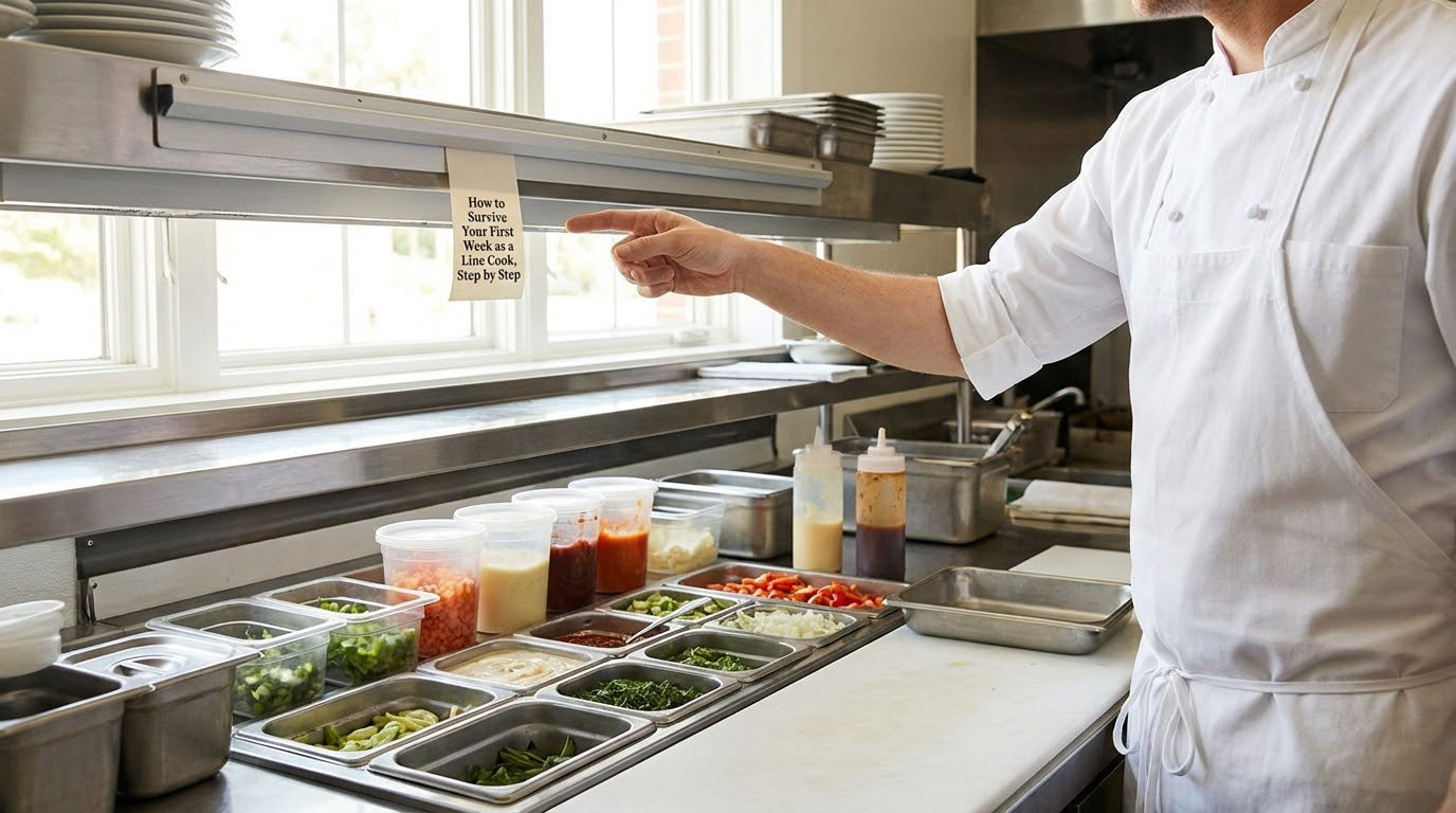 How to Survive Your First Week as a Line Cook, Step by Step