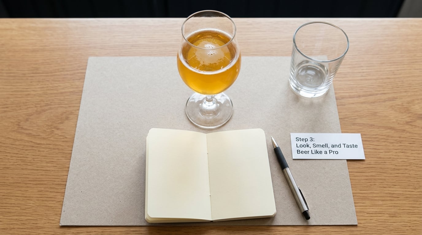 Step 3: Look, Smell, and Taste Beer Like a Pro