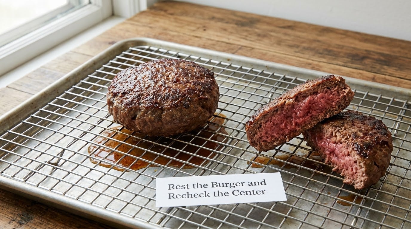 Rest the Burger and Recheck the Center