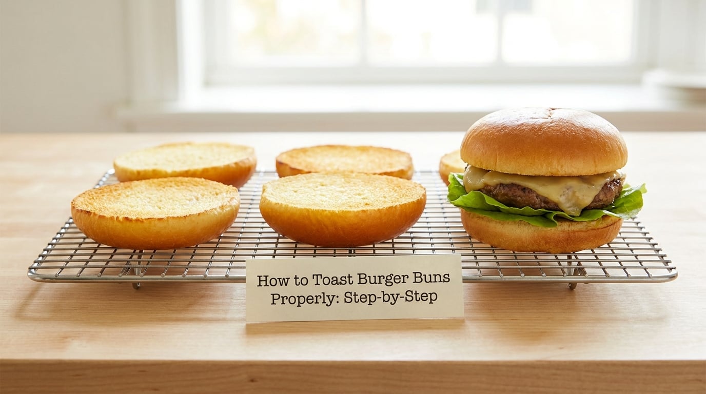 How to Toast Burger Buns Properly: Step-by-Step