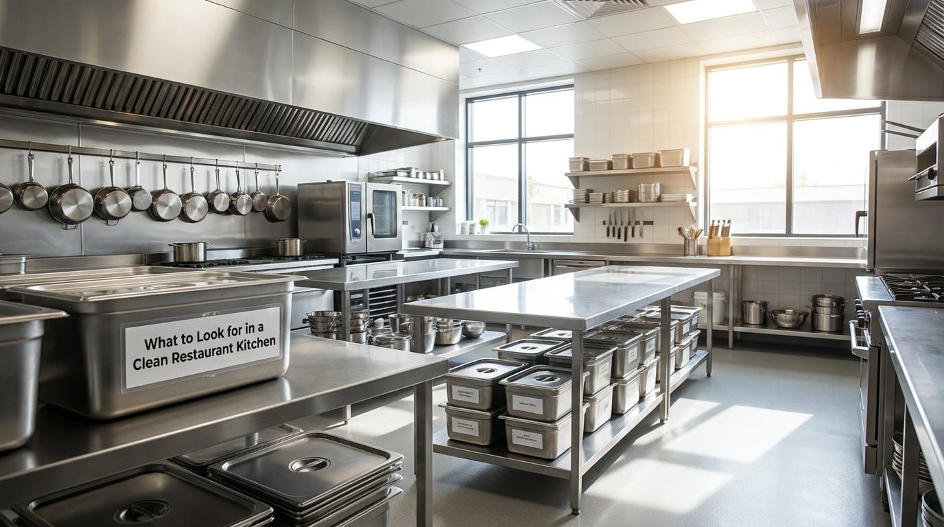 What to Look for in a Clean Restaurant Kitchen
