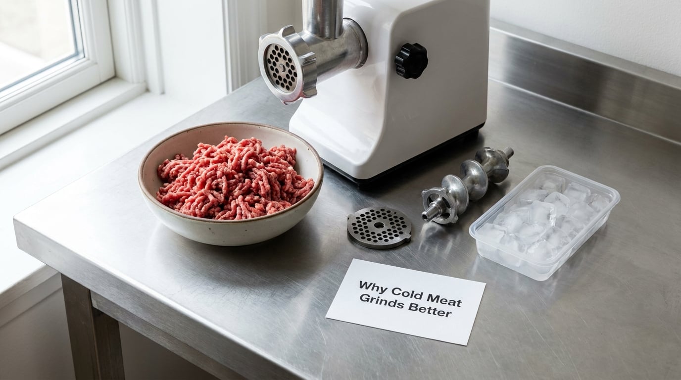 Why Cold Meat Grinds Better
