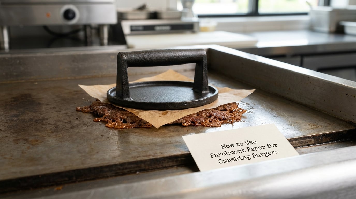How to Use Parchment Paper for Smashing Burgers