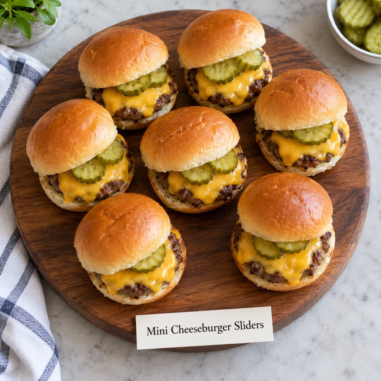 Mini Cheeseburger Sliders
