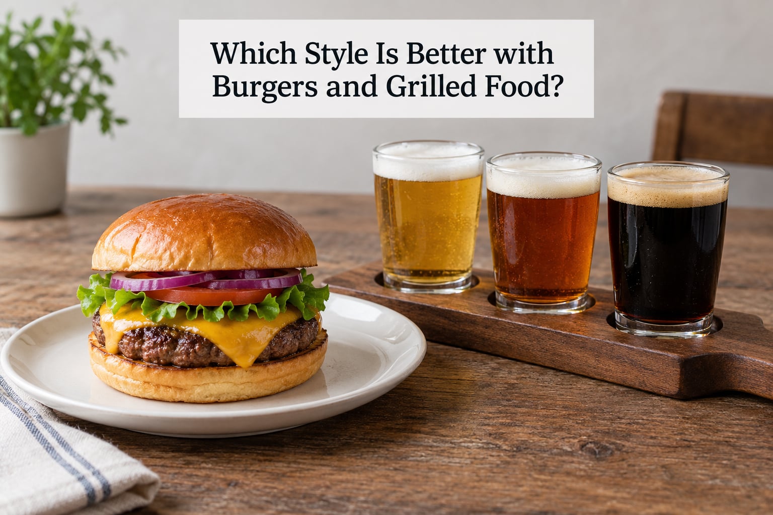 Which Style Is Better with Burgers and Grilled Food?