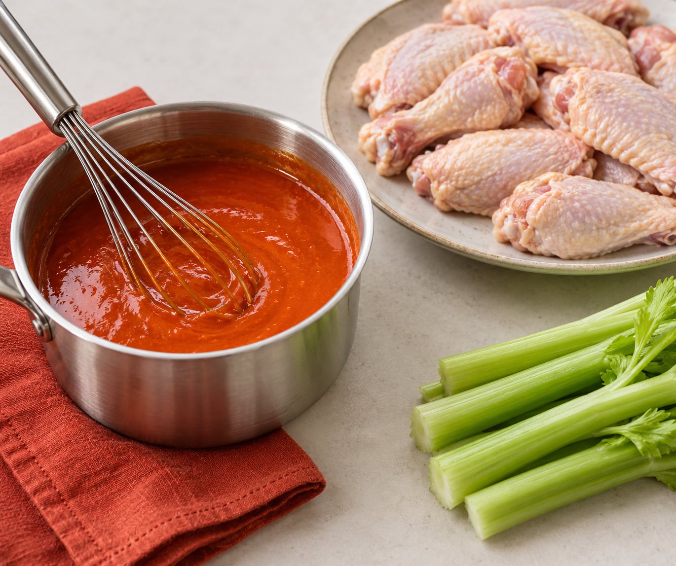 how to make buffalo wing sauce