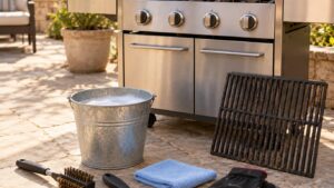 how to clean a gas grill