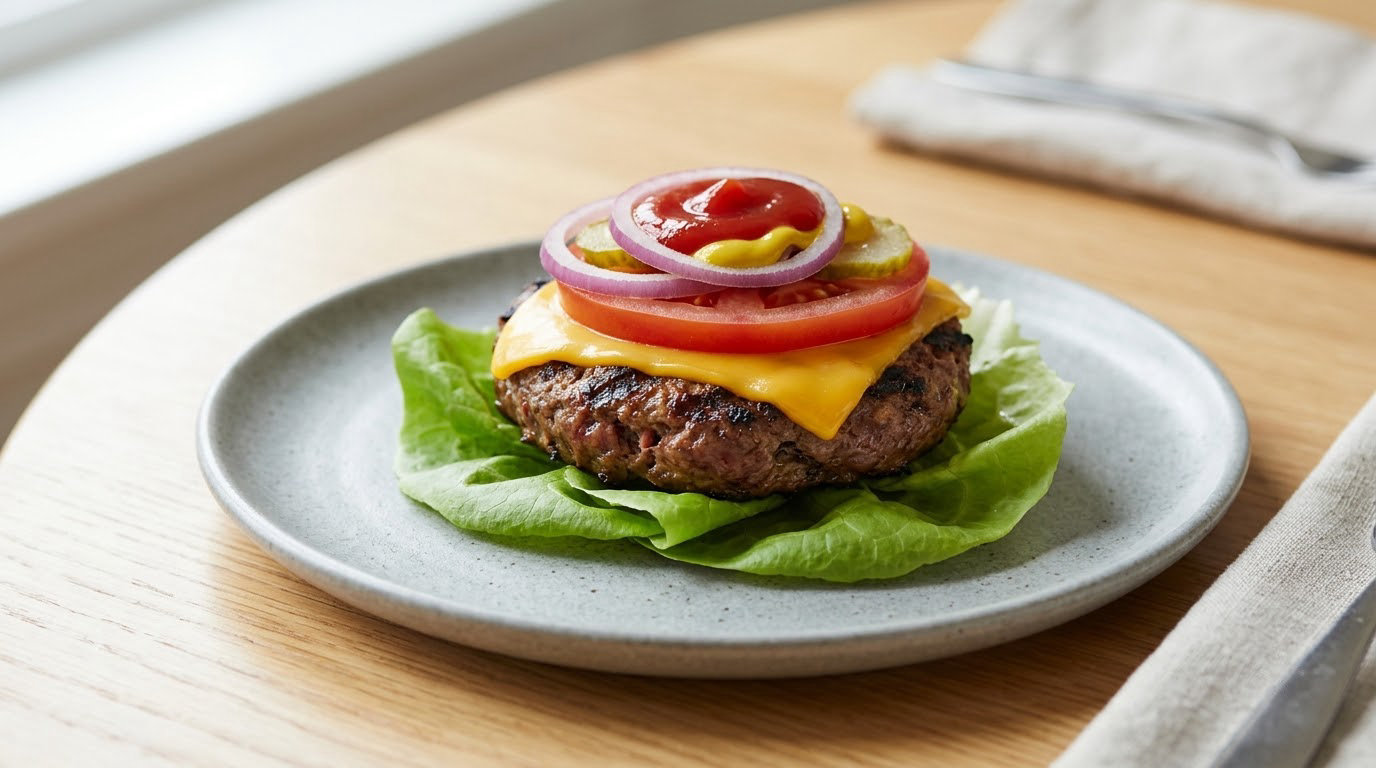 how to make a burger without a bun