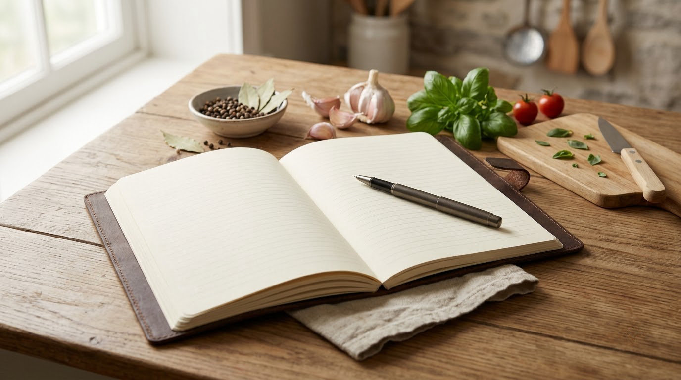 how to keep a food journal for cooking notes