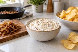 how to make french onion dip from scratch